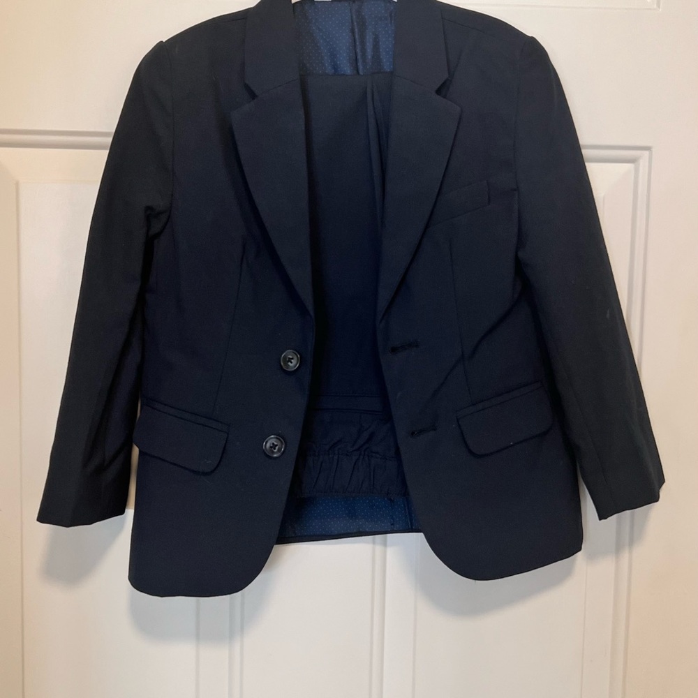 Boys Classic Navy Blazer & Slacks